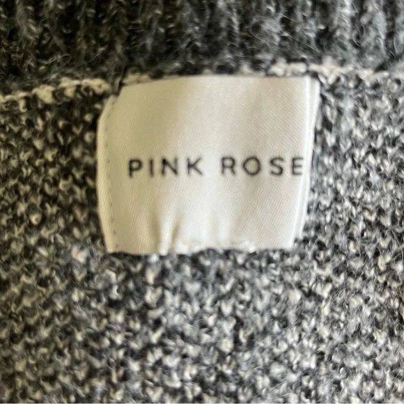Pink Rose Skeleton Sweater Size S - Picture 4 of 5